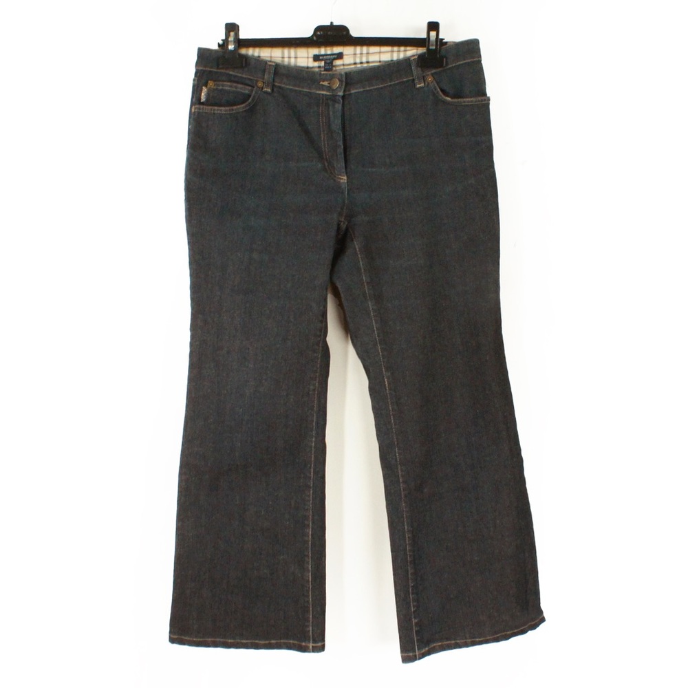 Burberry London Wide Leg Denim Jeans Pants